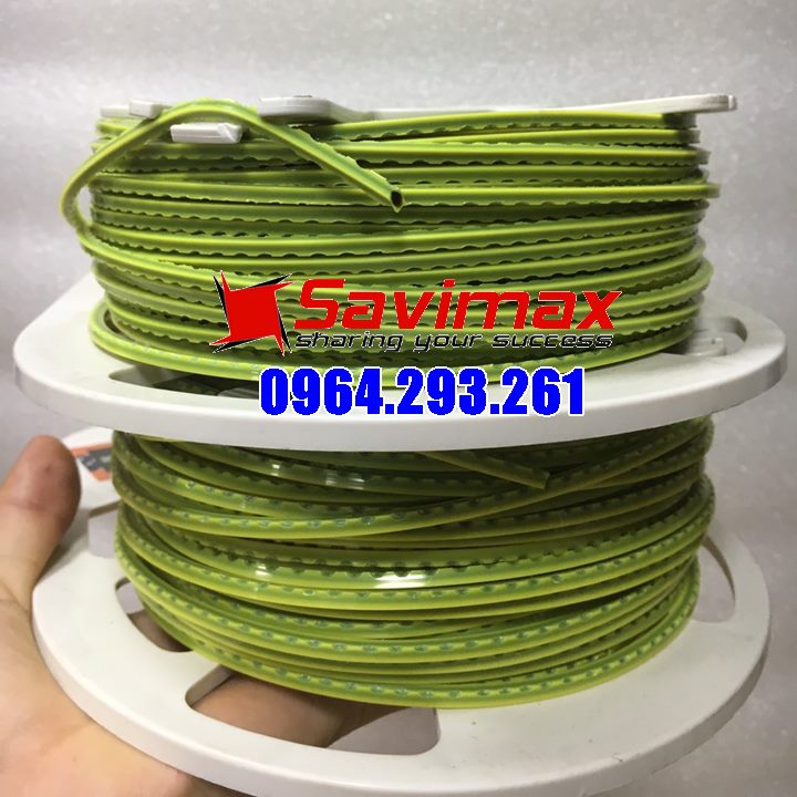 Cước cắt cỏ, cước phát cỏ gai màu xanh (cuộn 20m)