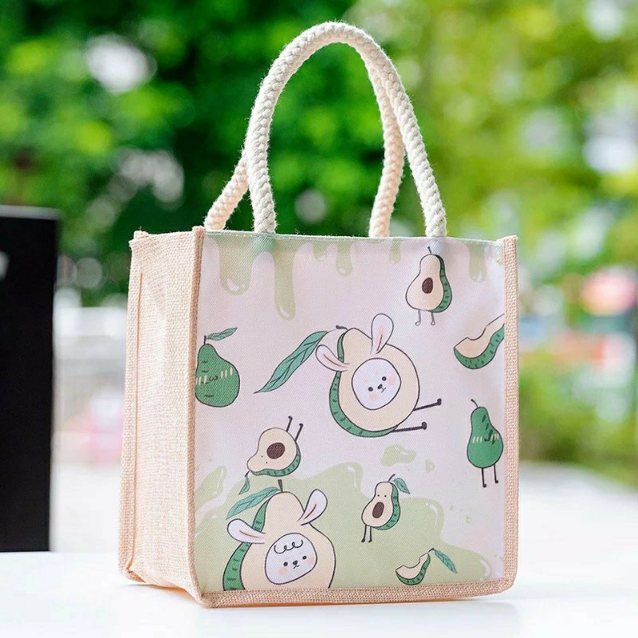 Túi cói mini tiện lợi siêu xinh