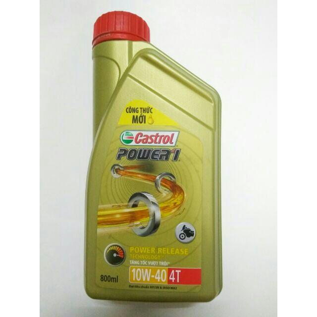 Dầu nhớt 0.8 lít Castrol Power 1 4T 10W40