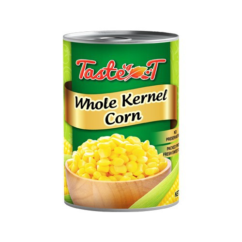 Bắp Hạt Đóng Hộp Taste -T - Whole Kernel Corn 420 Gram [Date 5/2025]