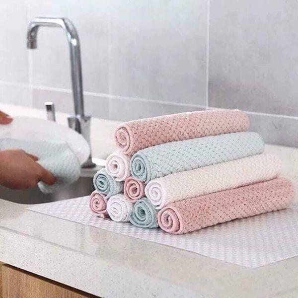 Set 5 khăn lau nhà bếp đa năng giá rẻ (MÀU NGẪU NHIÊN)