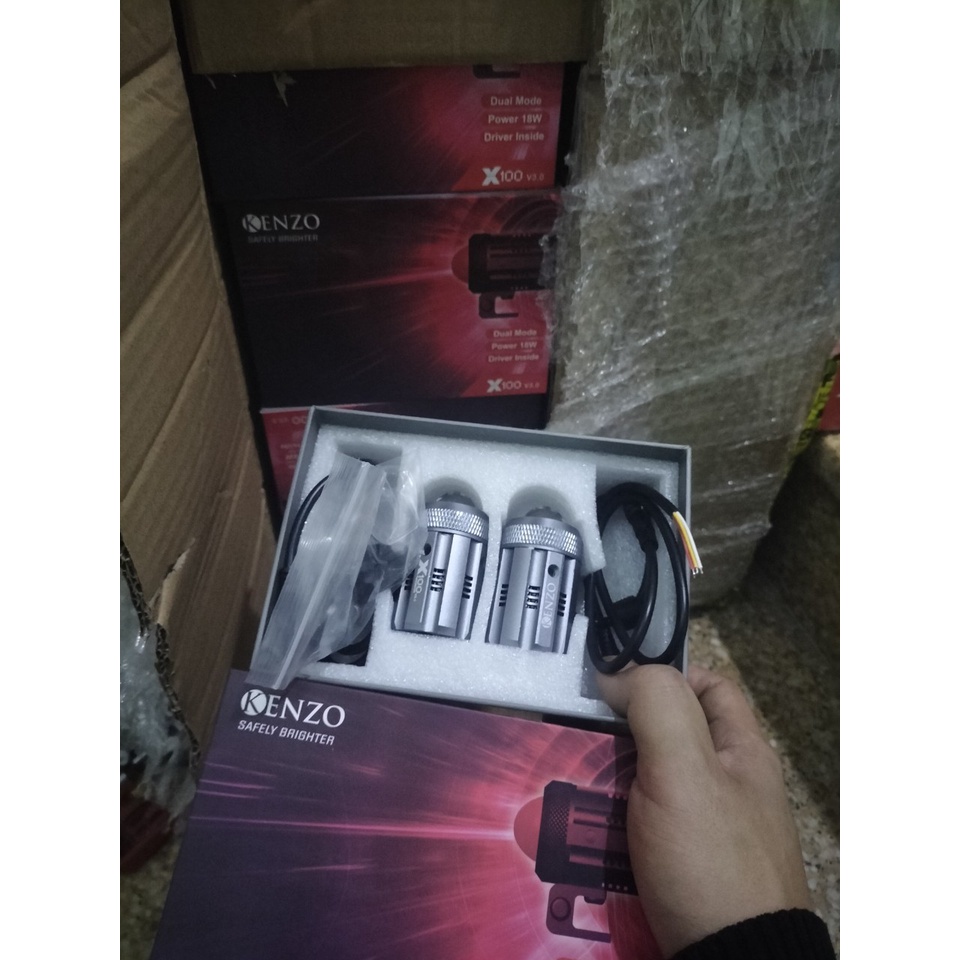 Đèn Trợ sáng Mini Chính Hãng Kenzo X100 V3 (Giá 1 bóng)
