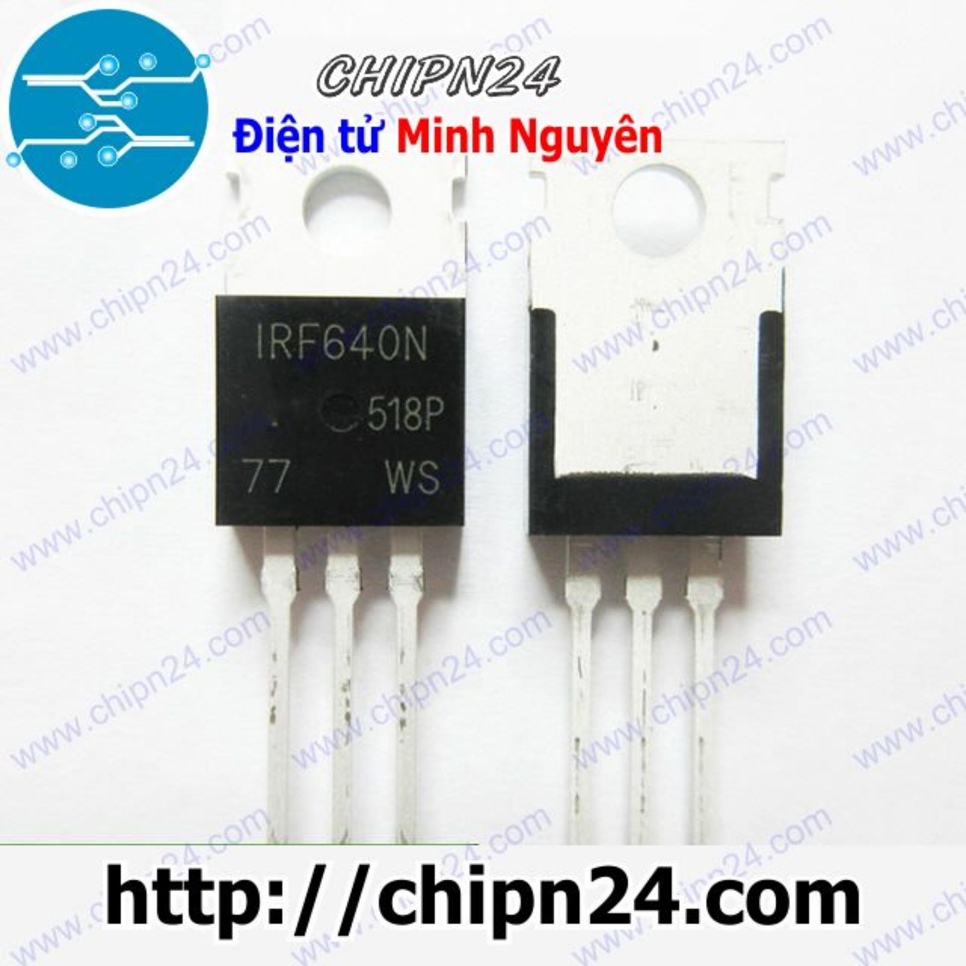 Mosfet irf640 to-220 18a 200v kênh n