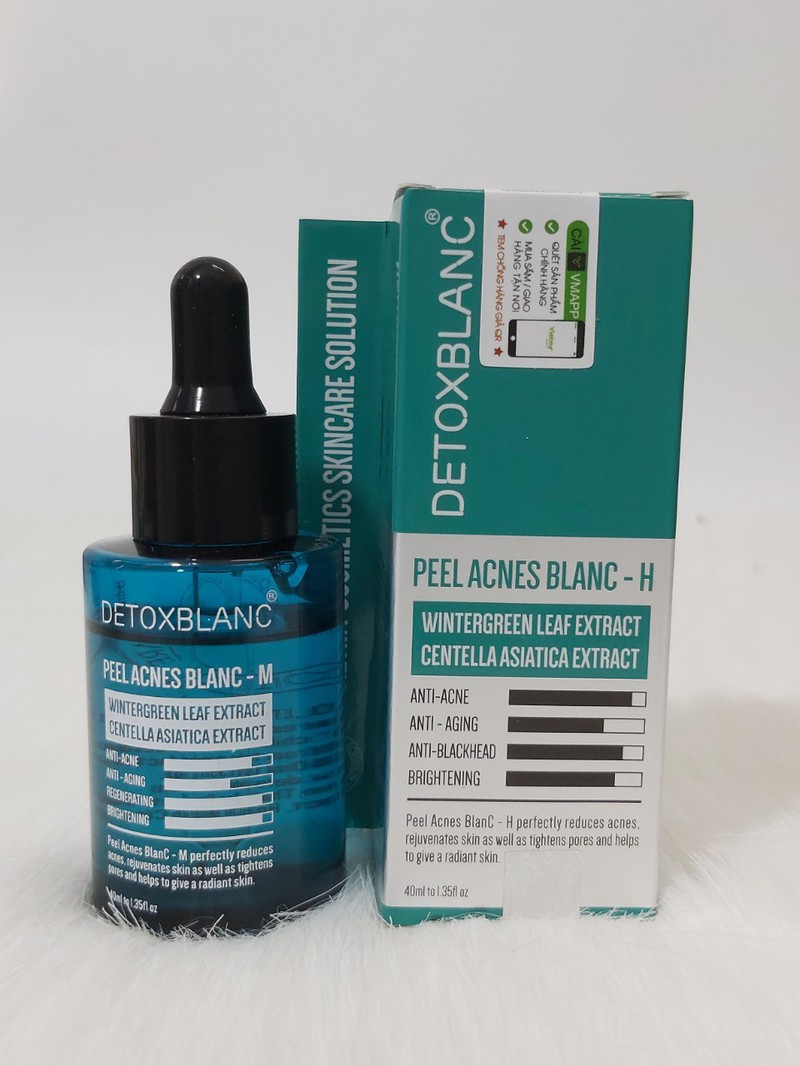 [HCM]Serum mụn Detox Blanc Peel Acnes Blanc 40ml