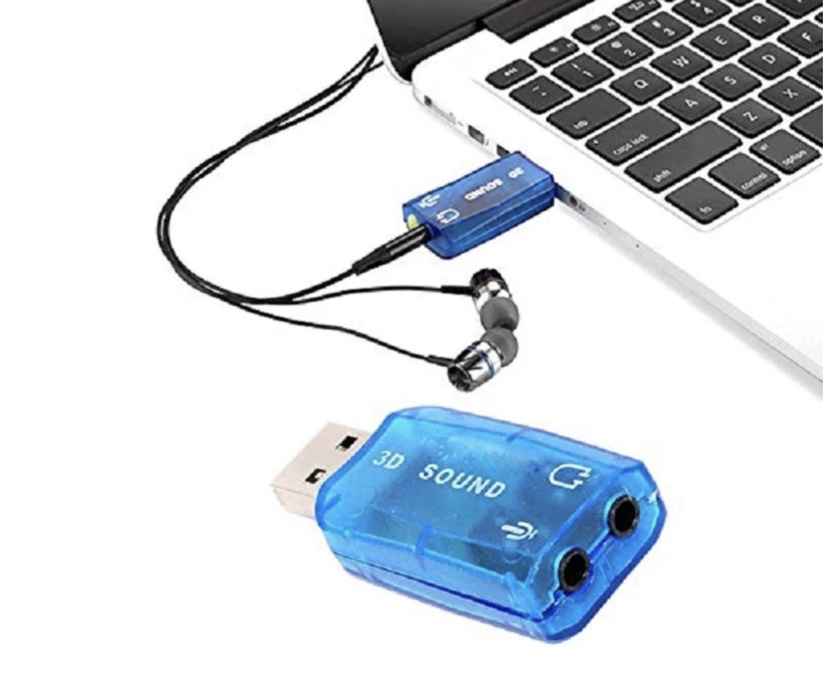 USB SOUND 5.1 3D chuyển USB qua Jack 3.5mm cho loa và micro