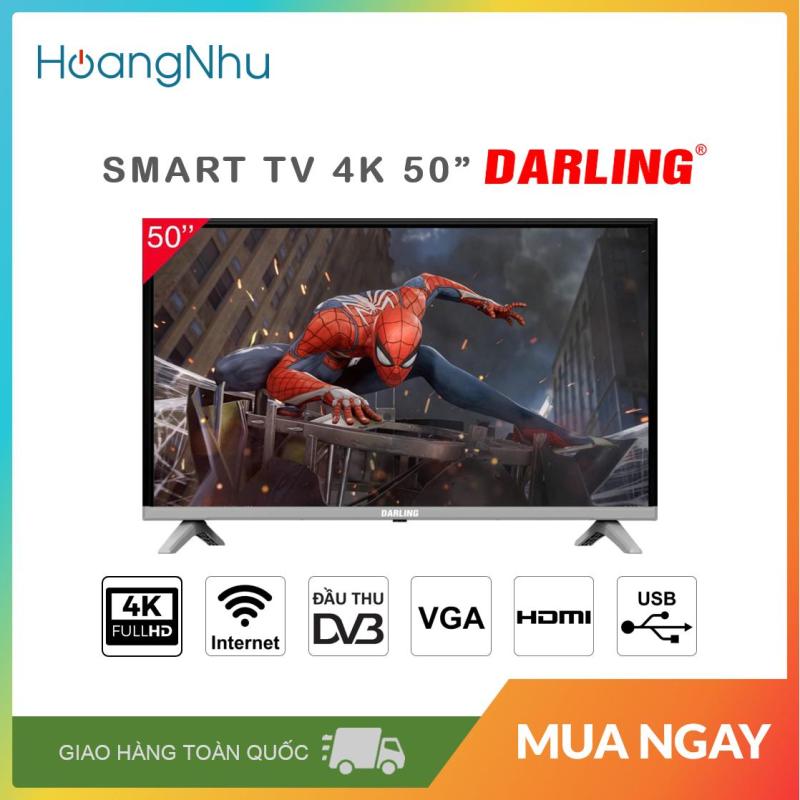 Bảng giá Smart TV 4K Darling 50 inch 50UH960S (Màn hình UHD 4K, Android 7.0, Wifi, Truyền hình KTS) - Bảo hành toàn quốc 2 năm