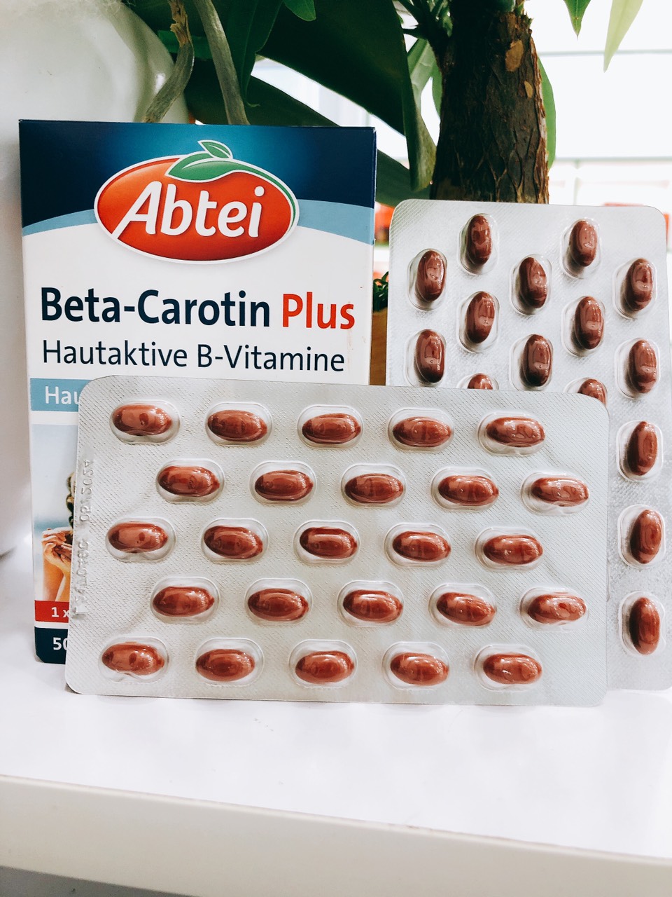 Abtei - Viên uống chống nắng Beta - Carotin Plus(Hàng nội địa Đức)