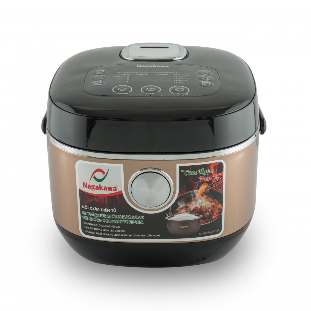 Nồi cơm điện tử Nagakawa NAG0123 1.5 Lít