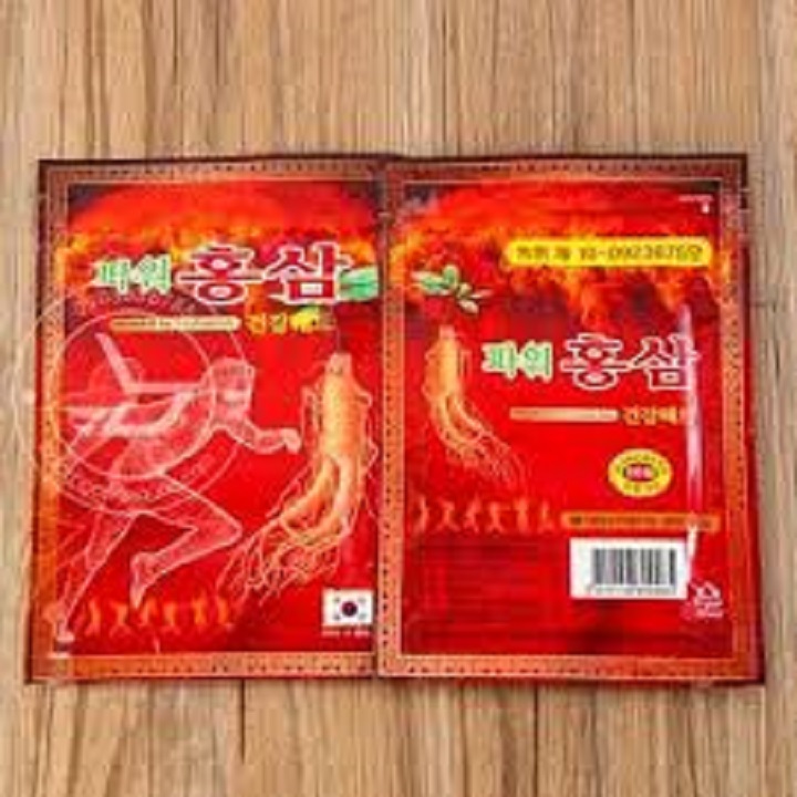 [HCM]Cao dán hồng sâm power POWER RED GINSENG