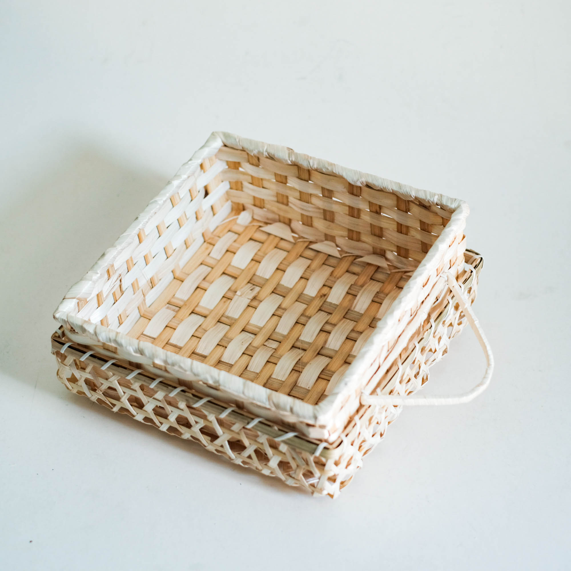 Gift Box bamboo đan-bamboo Square-woven bamboo box(33x30x10cm)