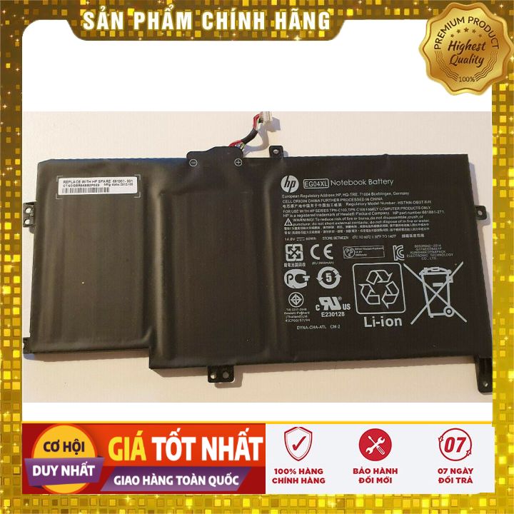 PIn(battery)Originals Laptop Hp Envy Sleekbook 6-1000 (EG04XL)ZIN