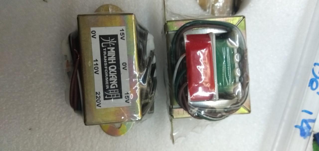 Biến áp đối xứng 15v 0v15v 850