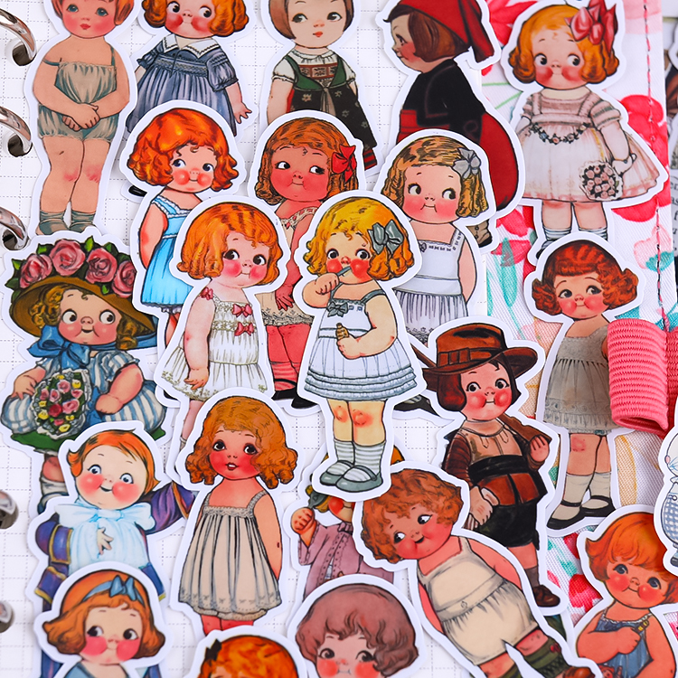 [HCM]Set sticker búp bê cổ điển (Hàng có sẵn)