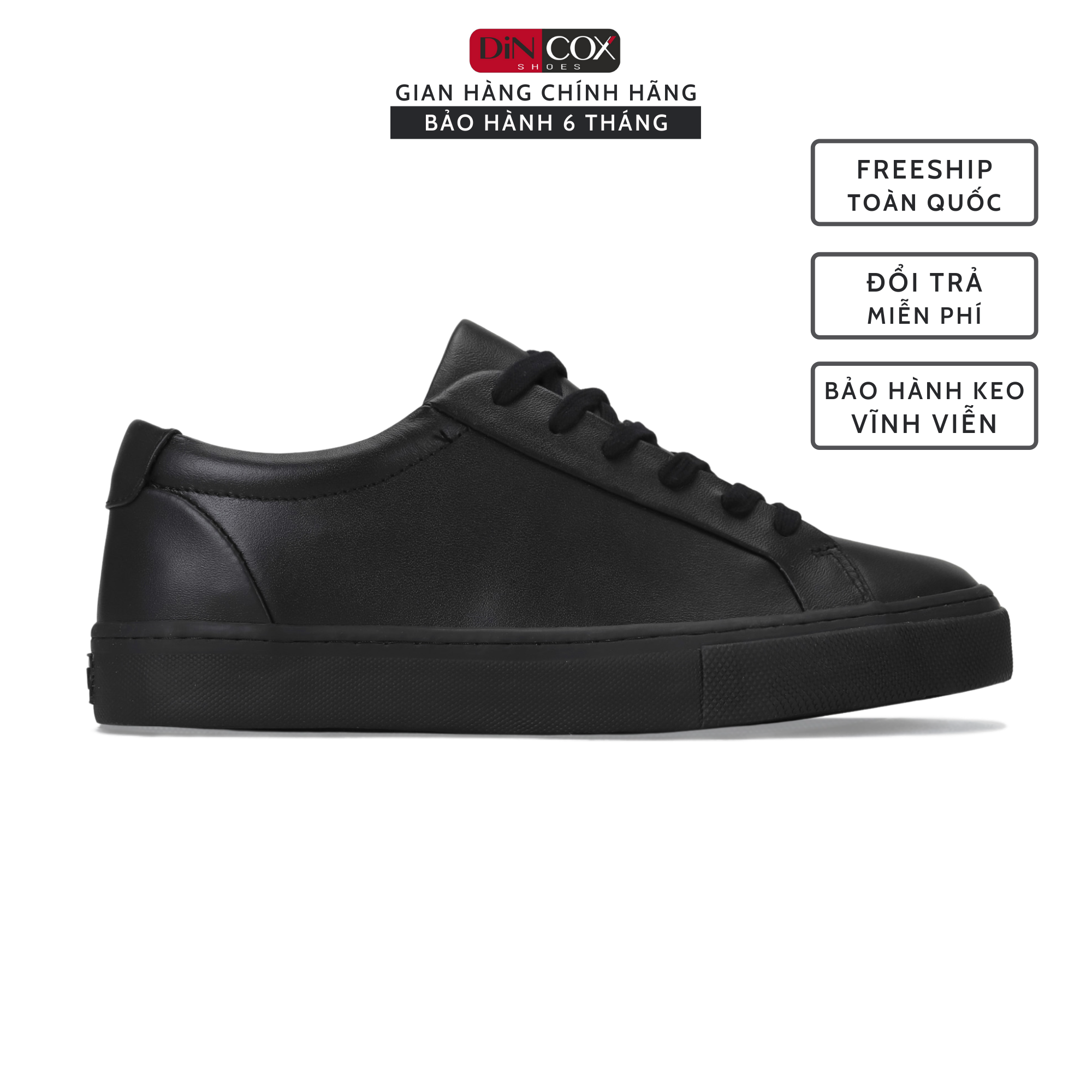 Giày thể thao Nam chính hãng DINCOX Shoes - D20 Black