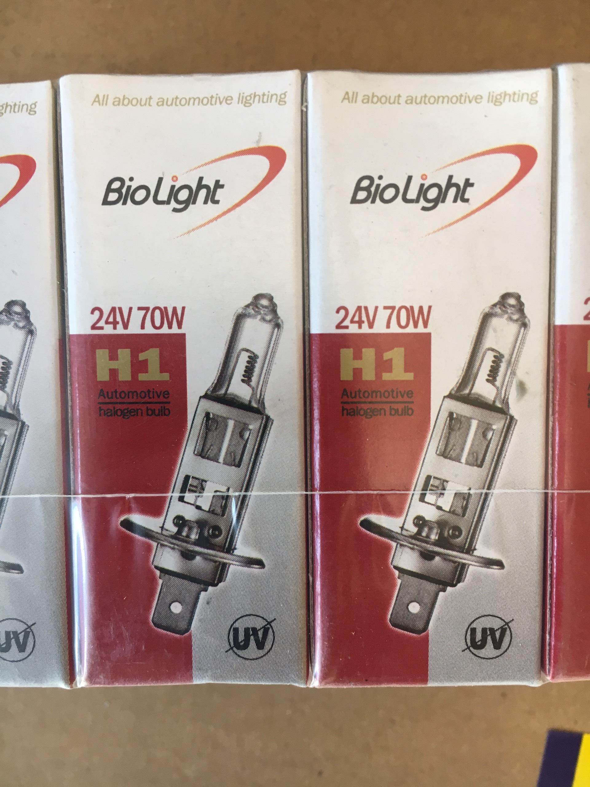 24V 70W H1 Bóng đèn xe hơi Biolight Hàn Quốc