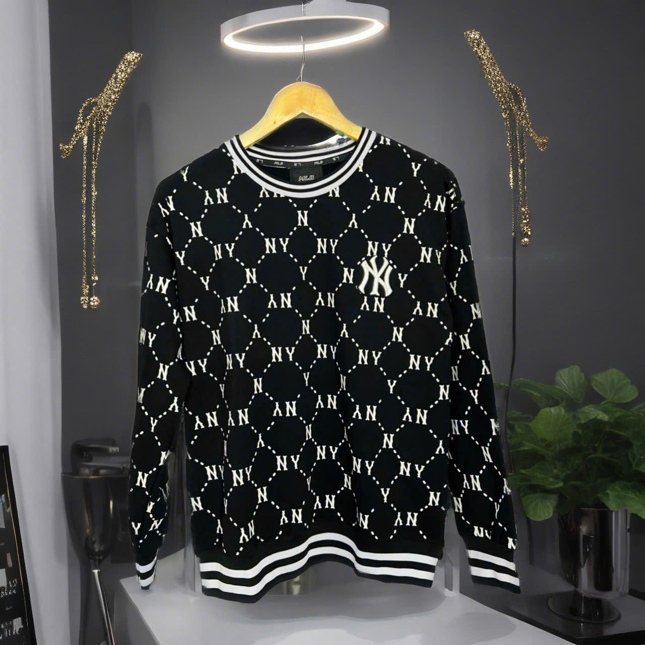 Áo nỉ tay dài Sweatshirt MLB Mega nam nữ cao cấp