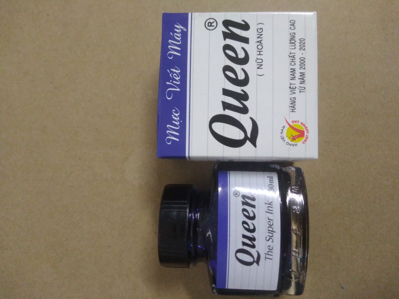 Mực dùng cho bút máy Queen 30ml chính hãng