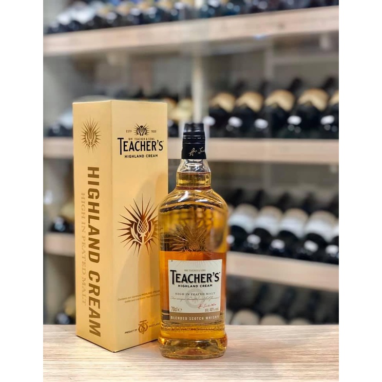[Rẻ vô địch] [Siêu Sale] [Giá hủy diệt] [Ảnh thật] [Chính hãng] Teacher's Highland Cream Blended Scotch 1000ml