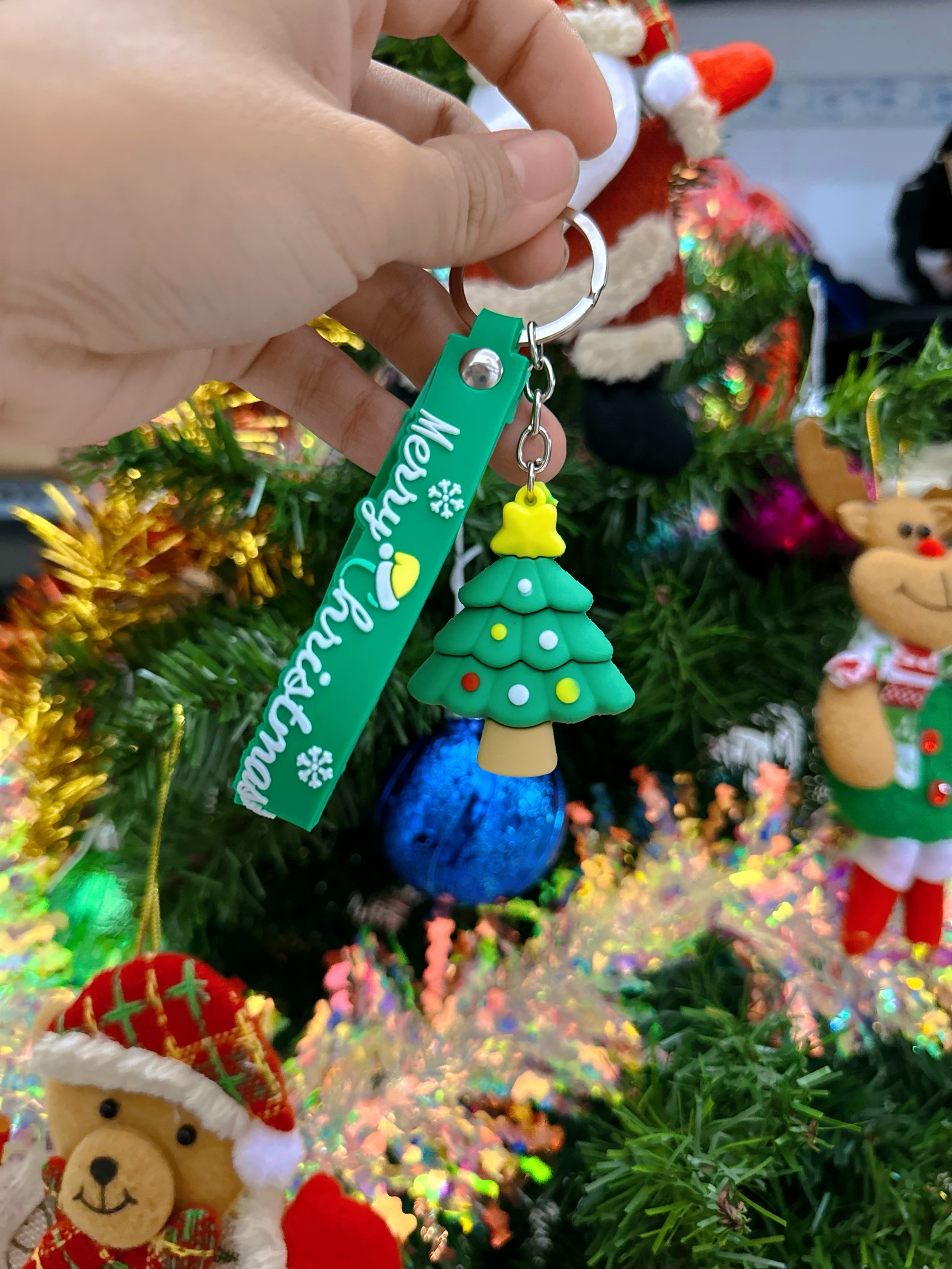 MÓC KHÓA NOEL,GIÁNG SINH 3D CAO CẤP