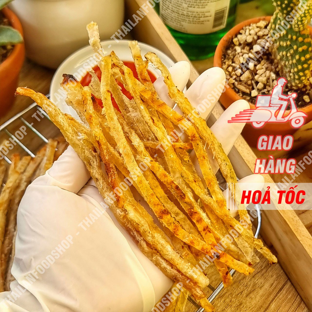 Khô Cá Thiều Cắt Sợi Nha Trang - Lon 300gr