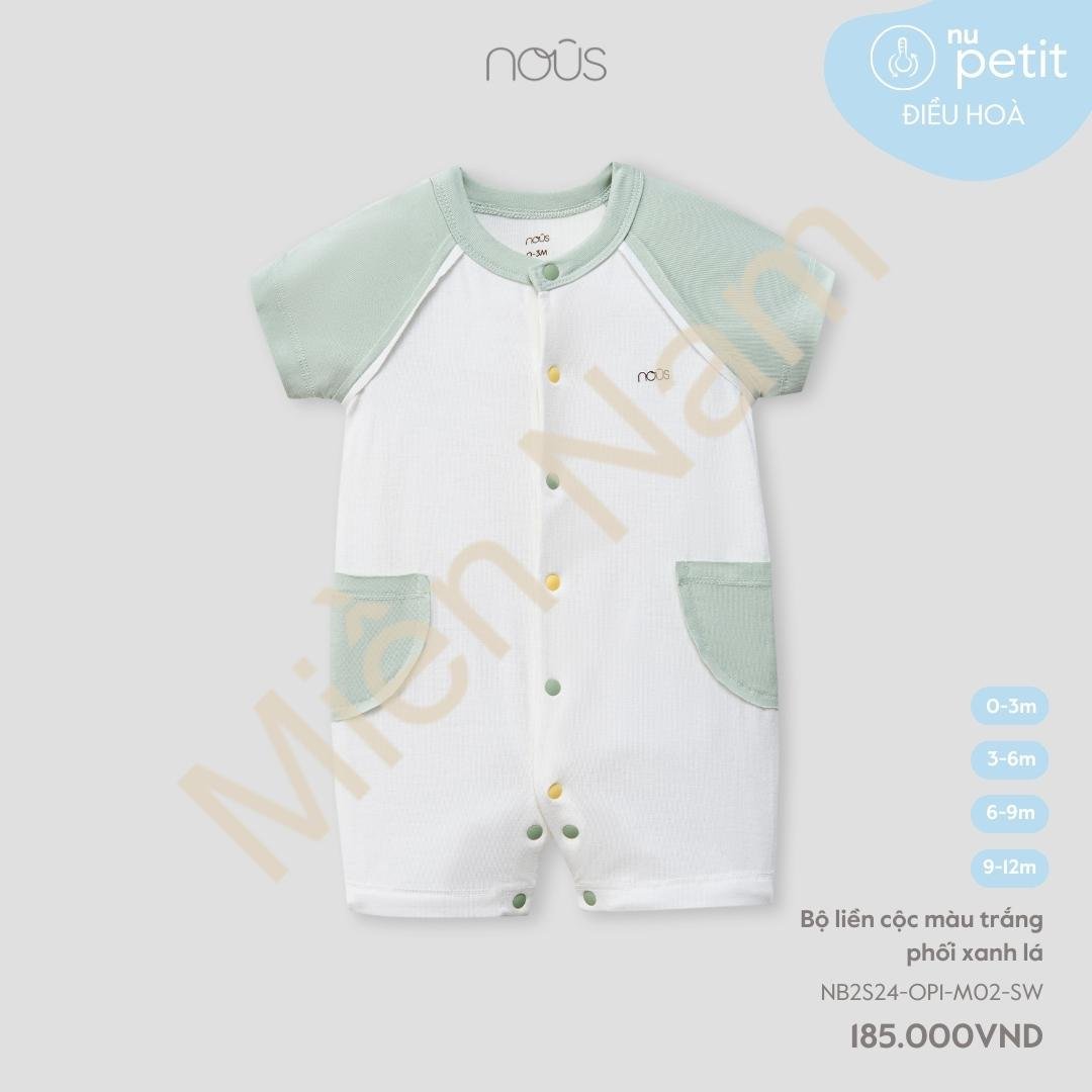 Bộ body NOUS Petit cho bé sơ sinh 0m - 12m