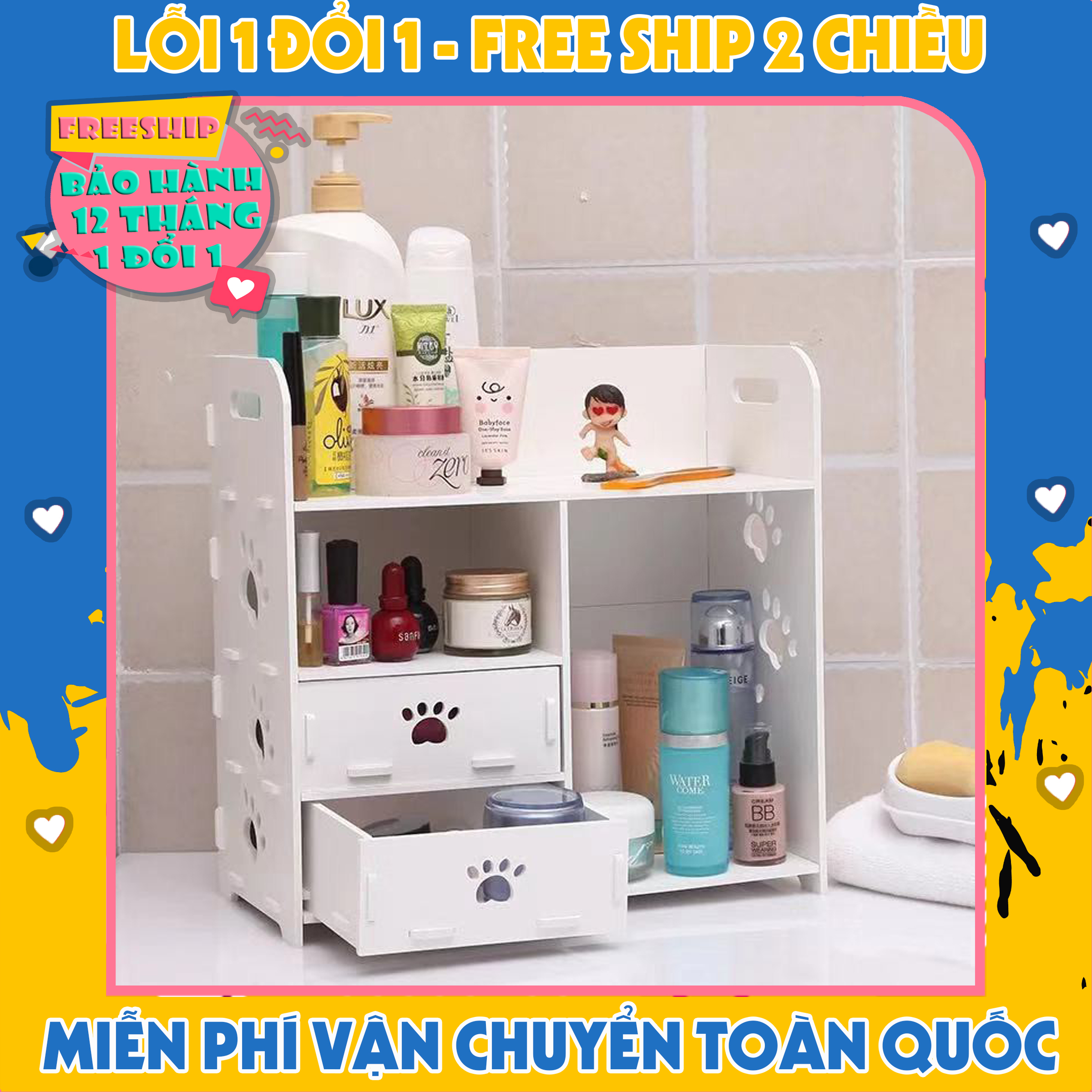 Kệ Mỹ Phẩm Chân Chó