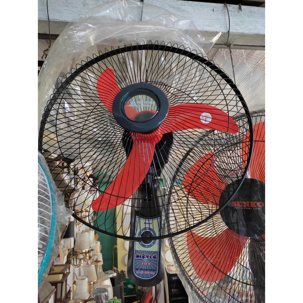 Quạt treo 2 dây cánh 400 TICO B400 (3 cánh trong/3 cánh đỏ)