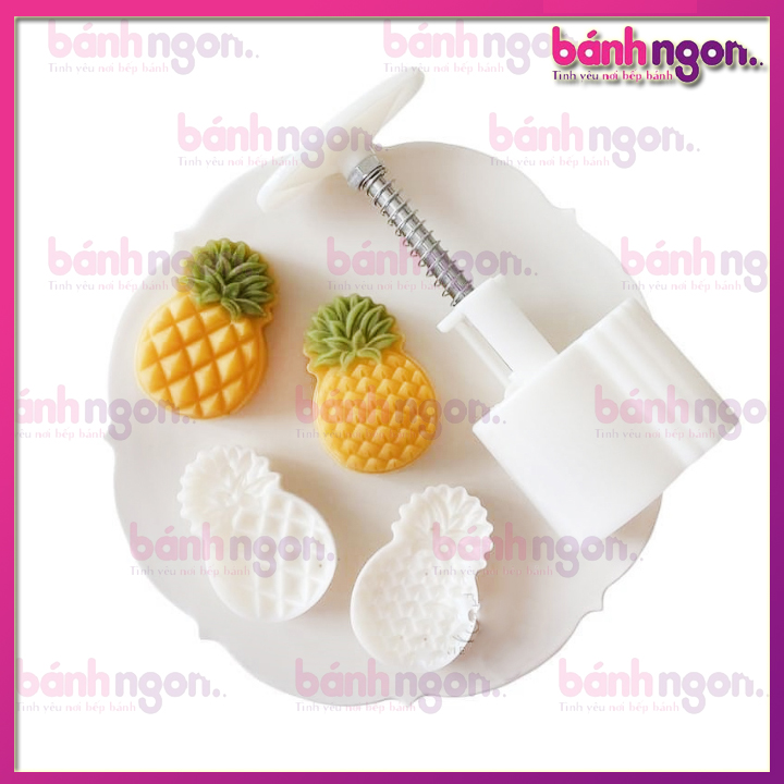 🍩🍩🍩Khuôn nhấn bánh dứa lò xo 2 mặt 50g🍩🍩🍩