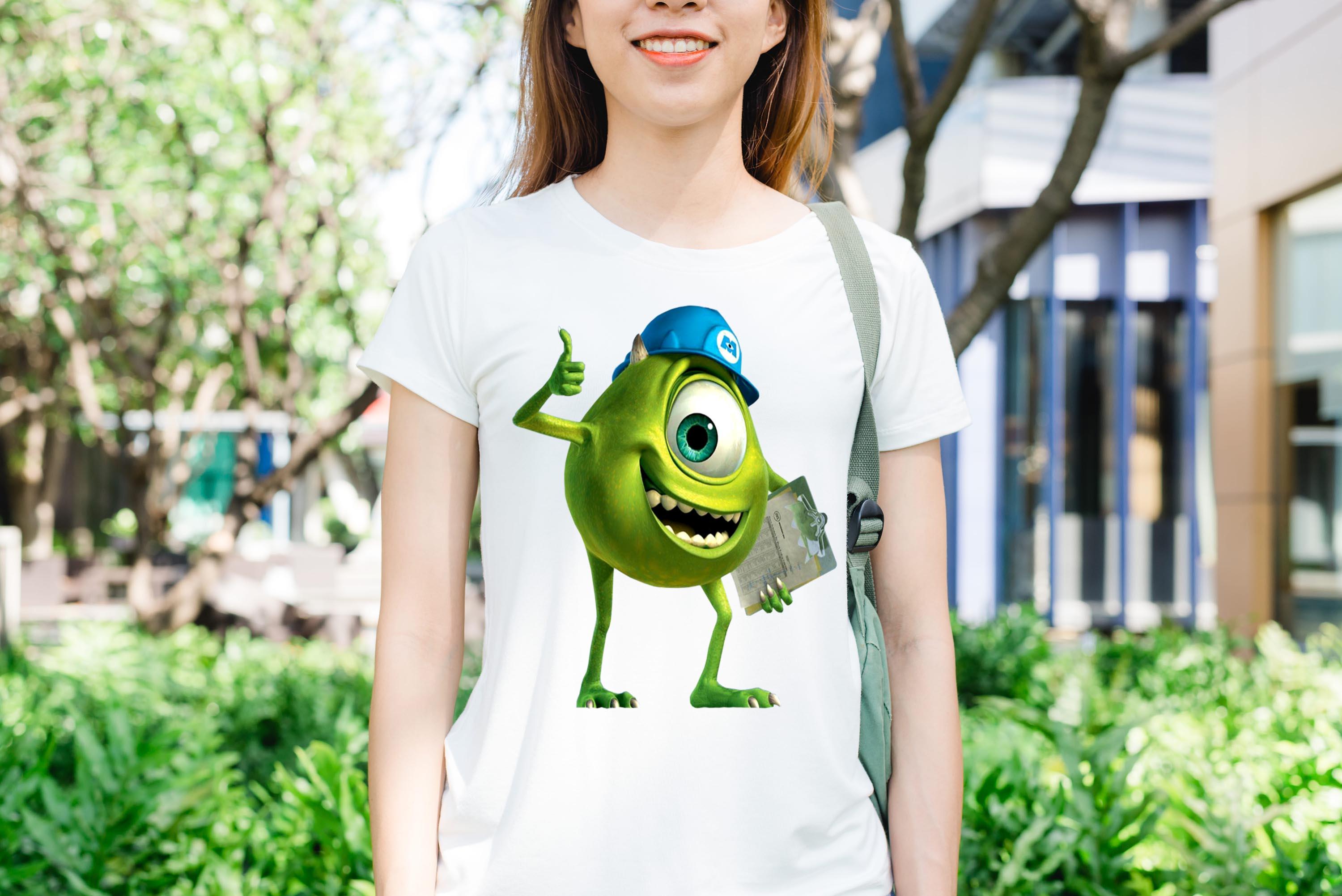 [HCM]Áo thun in hình Mike Wazowski dễ thương