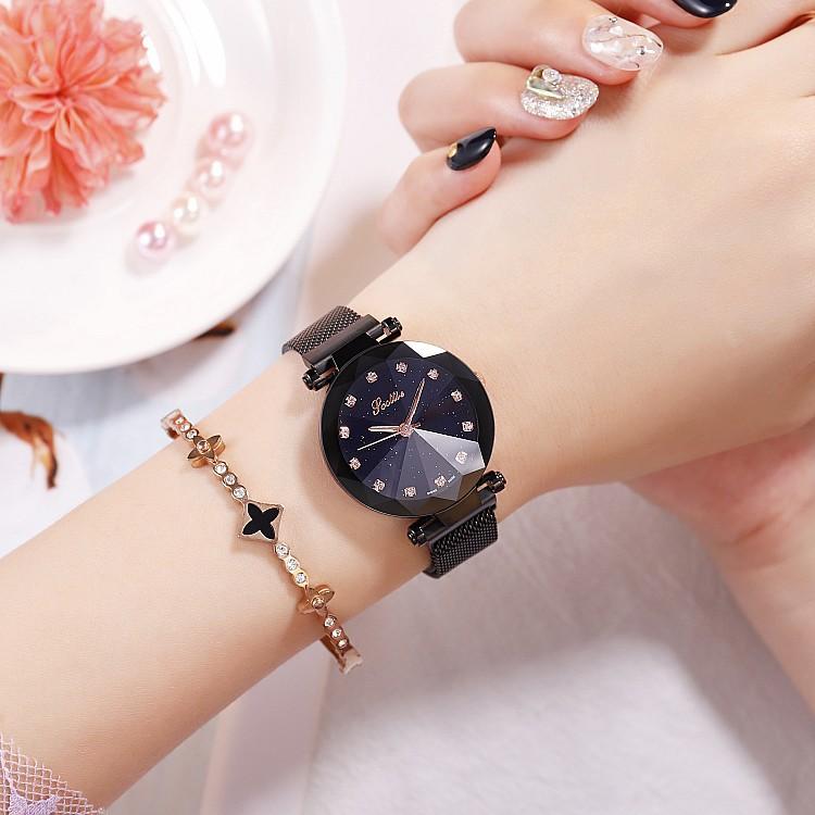 [Tặng Lắc] Đồng hồ thời trang nữ dây nam châm DIMINI - CANADO
