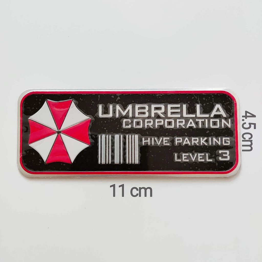 Tem Logo Umbrella Bằng Nhôm Nhiều Mẫu