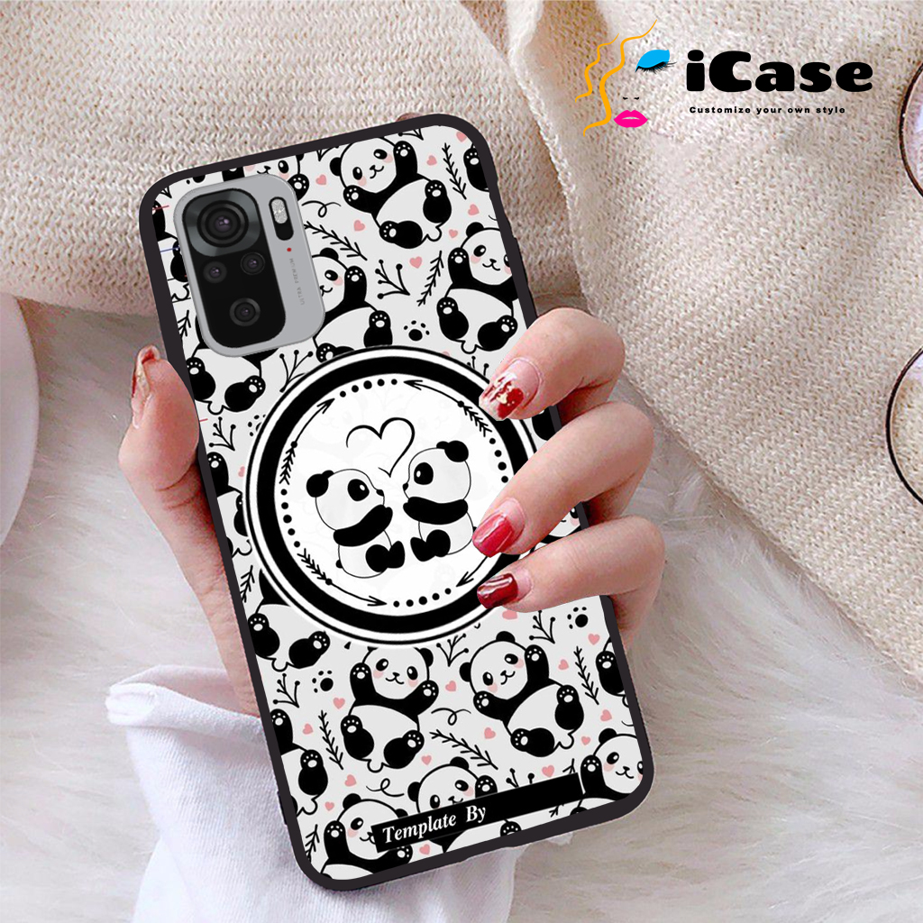 Ốp lưng Xiaomi Redmi Note 10 4G viền dẻo TPU BST Panda