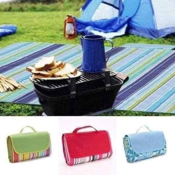 Goodmaket-thảm trải nhà du lịch đi phượt gấp gọn đa năng không thấm nước 150 x 180 cm-thảm gấp gọn du lịch đa năng chống thấm