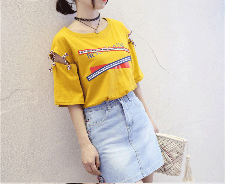 Áo thun nữ dễ thương kiểu dáng cực đẹp A05
