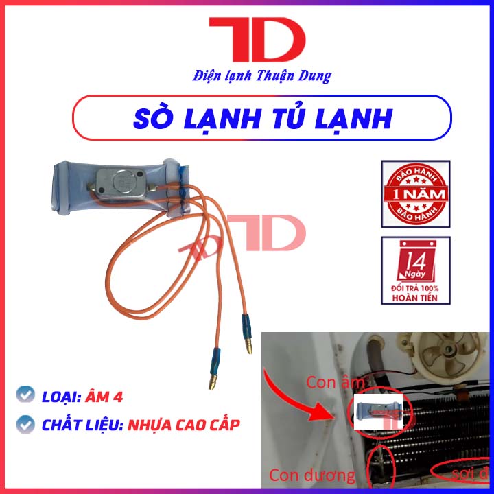Sò lạnh tủ lạnh, sensor cảm biến âm dương tủ lạnh, sò nóng và lạnh các loại - Điện Lạnh Thuận Dung