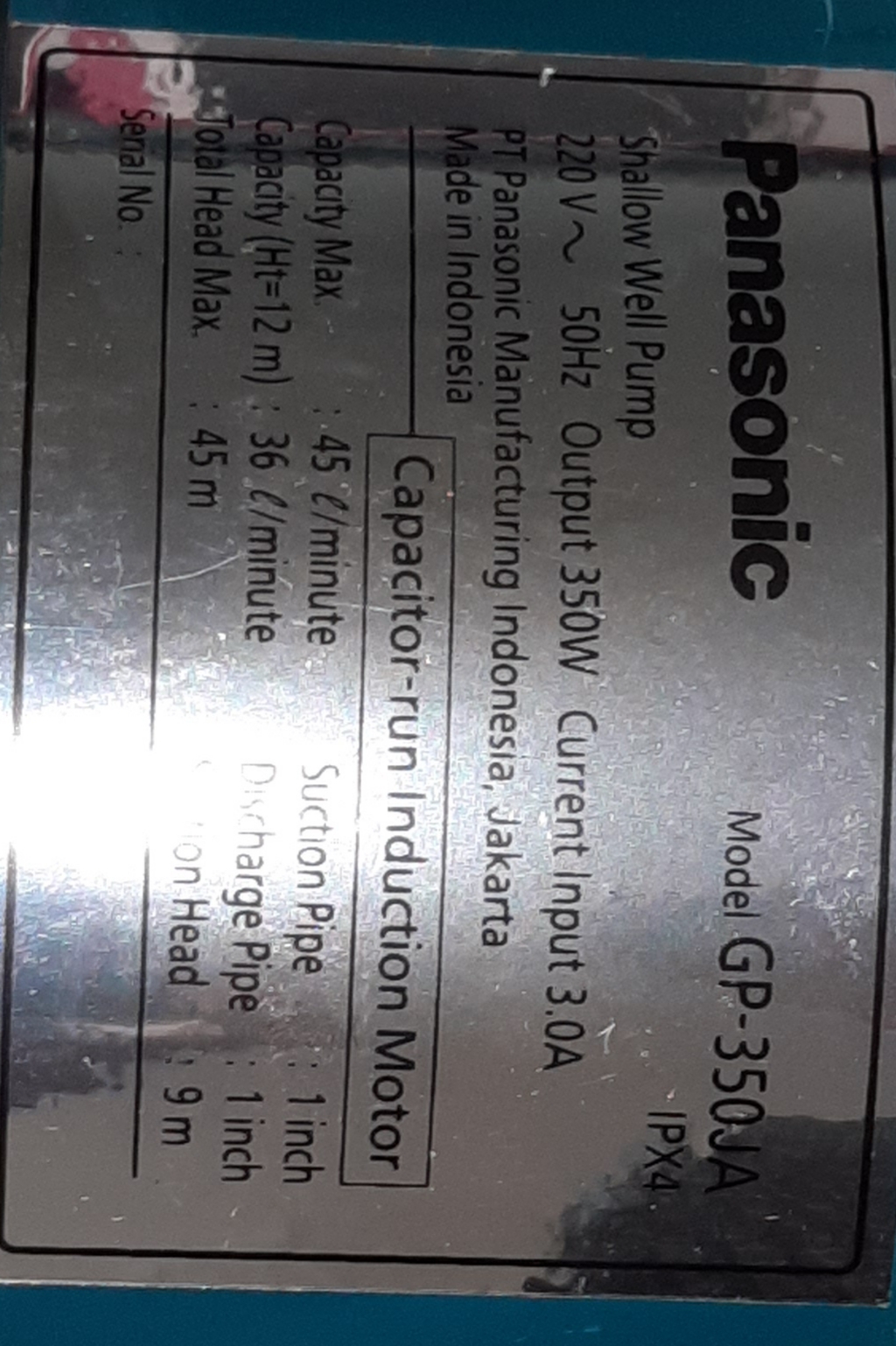 [HCM]Máy bơm nước Panasonic GP-350JA