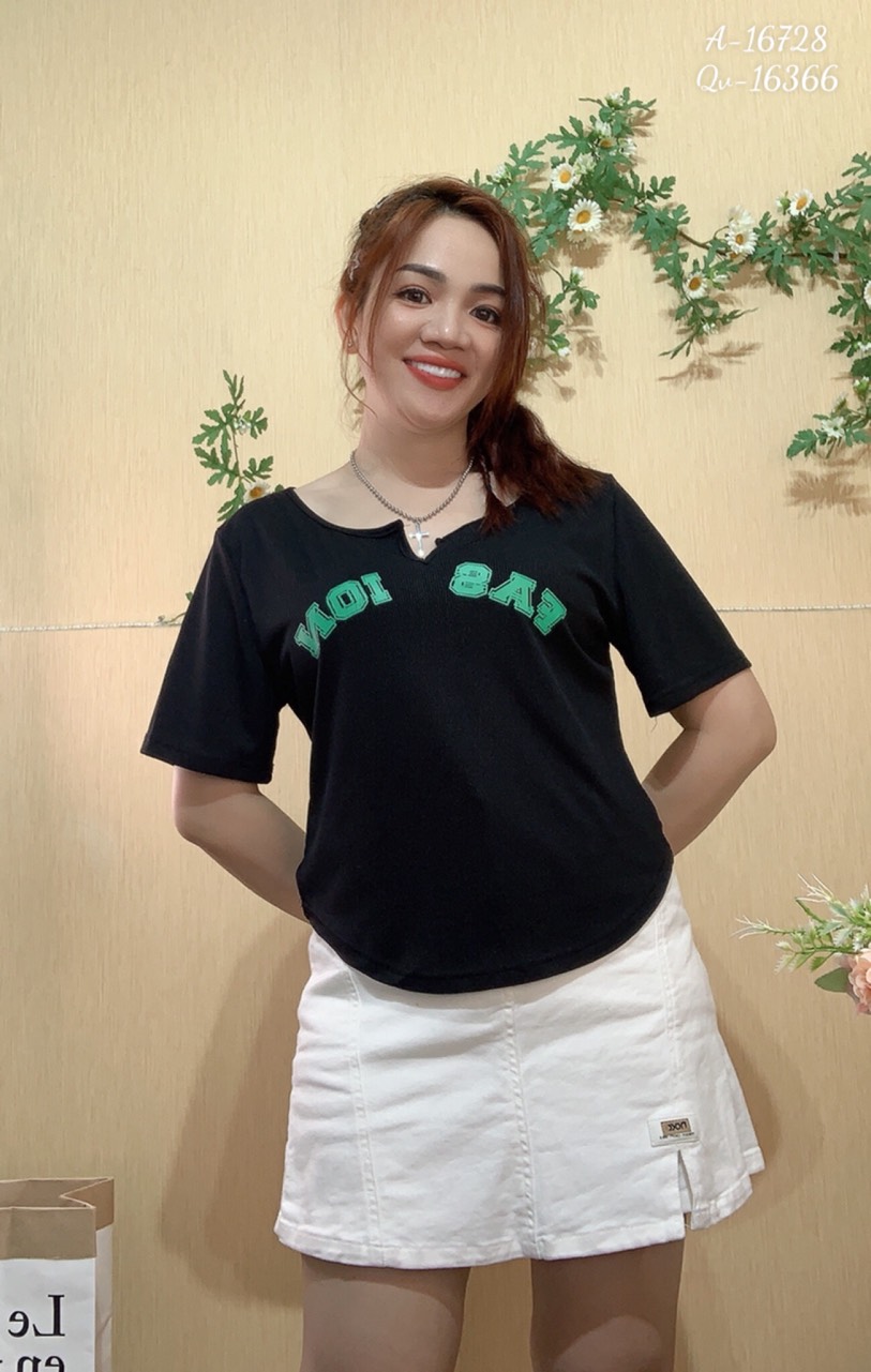 Áo kiểu croptop BIGSIZE Fashion 16728