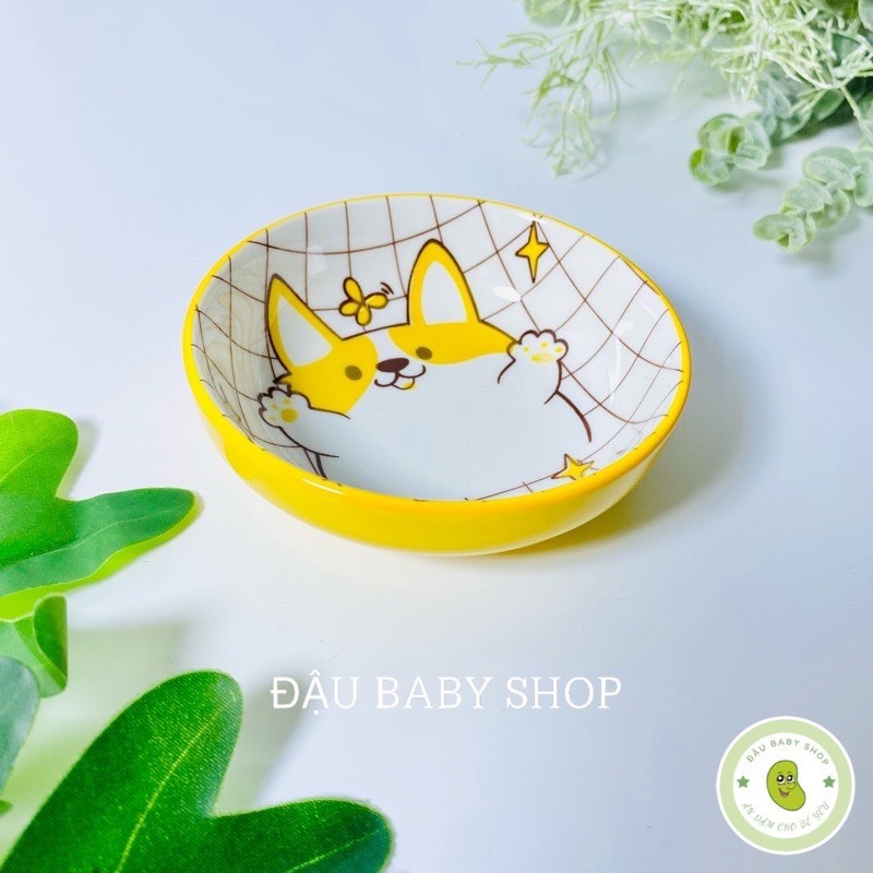 Bát ăn dặm gốm sứ mini, bát ăn dặm kiểu Nhật cho bé