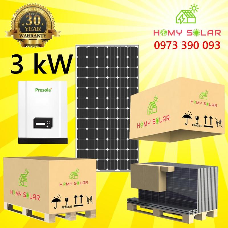 Hệ thống điện năng lượng mặt trời 3 kW HOMY SOLAR M3-PAE