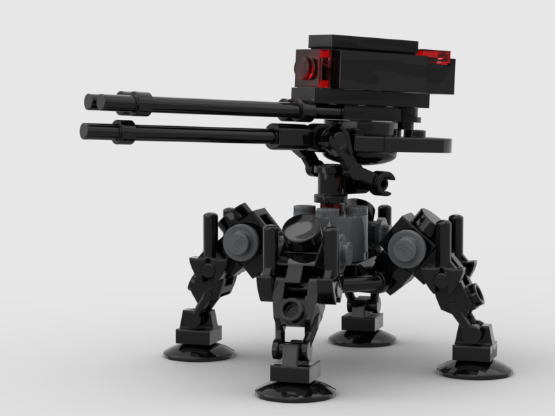 Le Go Đồ Chơi Lắp Ráp Robot Moc Mech Gunlinger