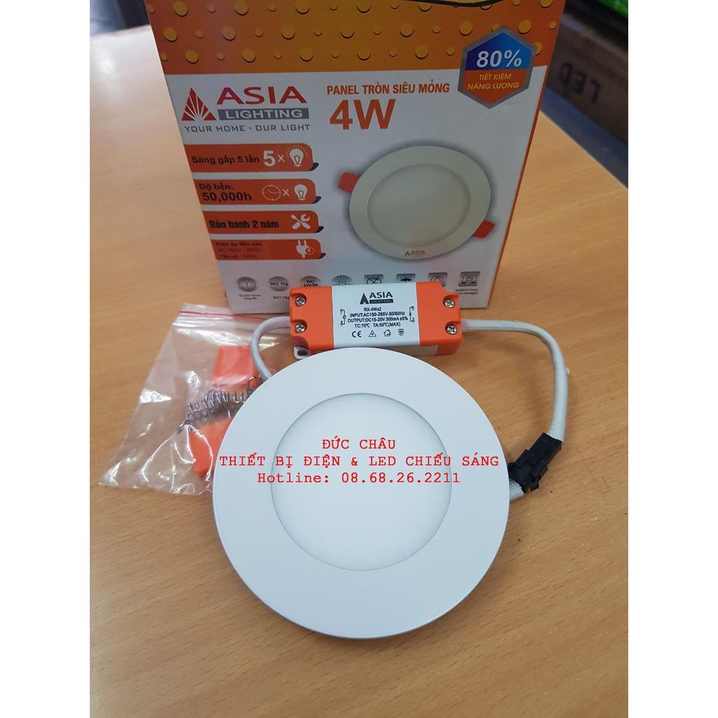 Đèn led âm trần tròn asia 4W,6W