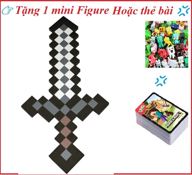 Combo kiếm sung Minecraft