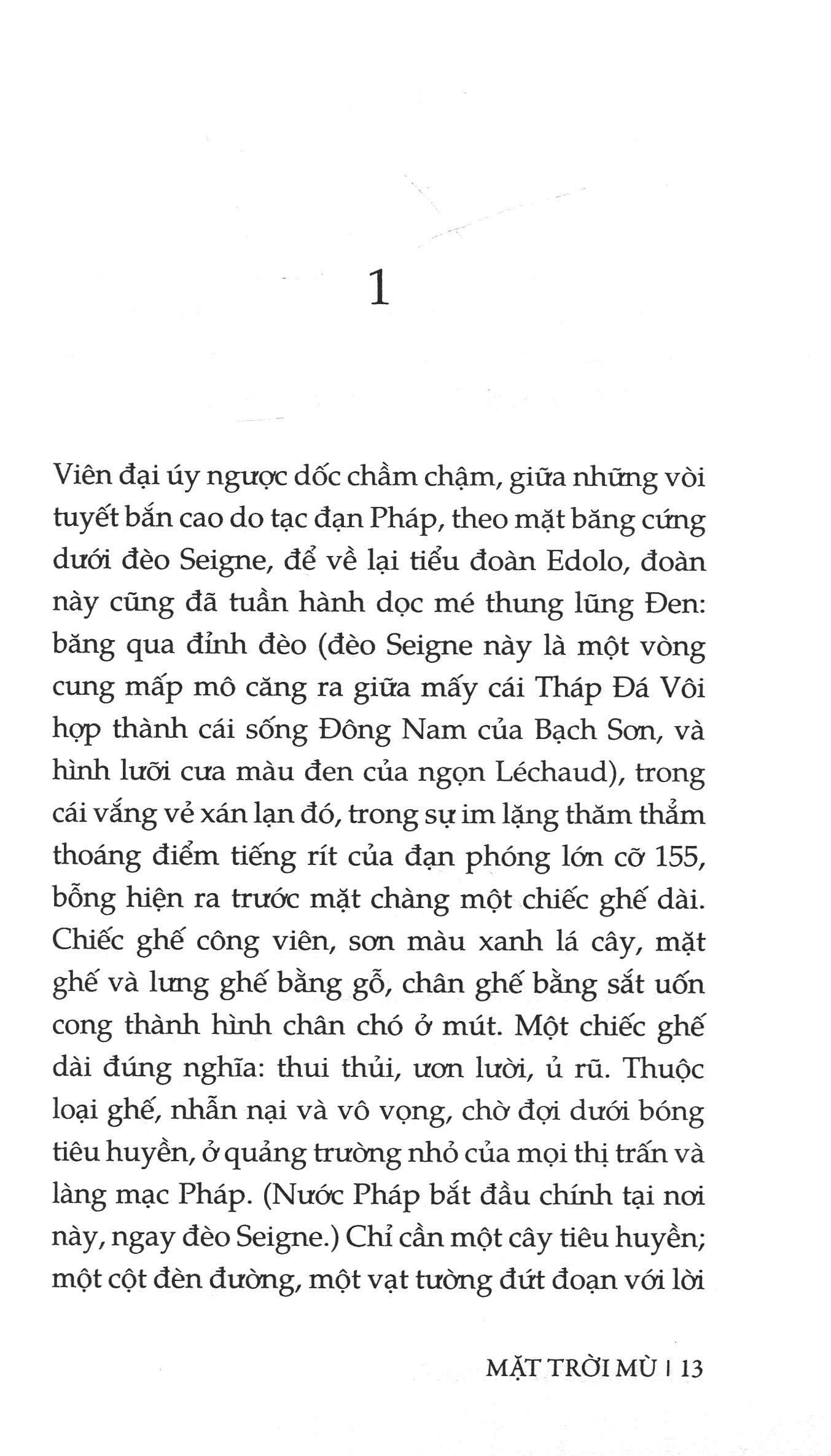 Mặt Trời Mù - Curzio Malaparte, Bửu Ý