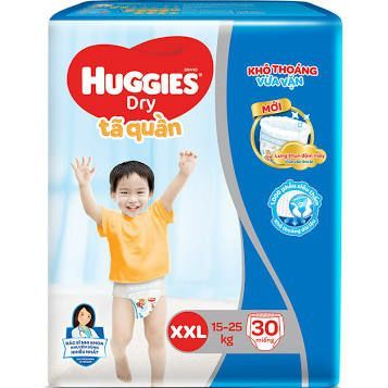 TÃ QUẦN HUGGIES XXL30