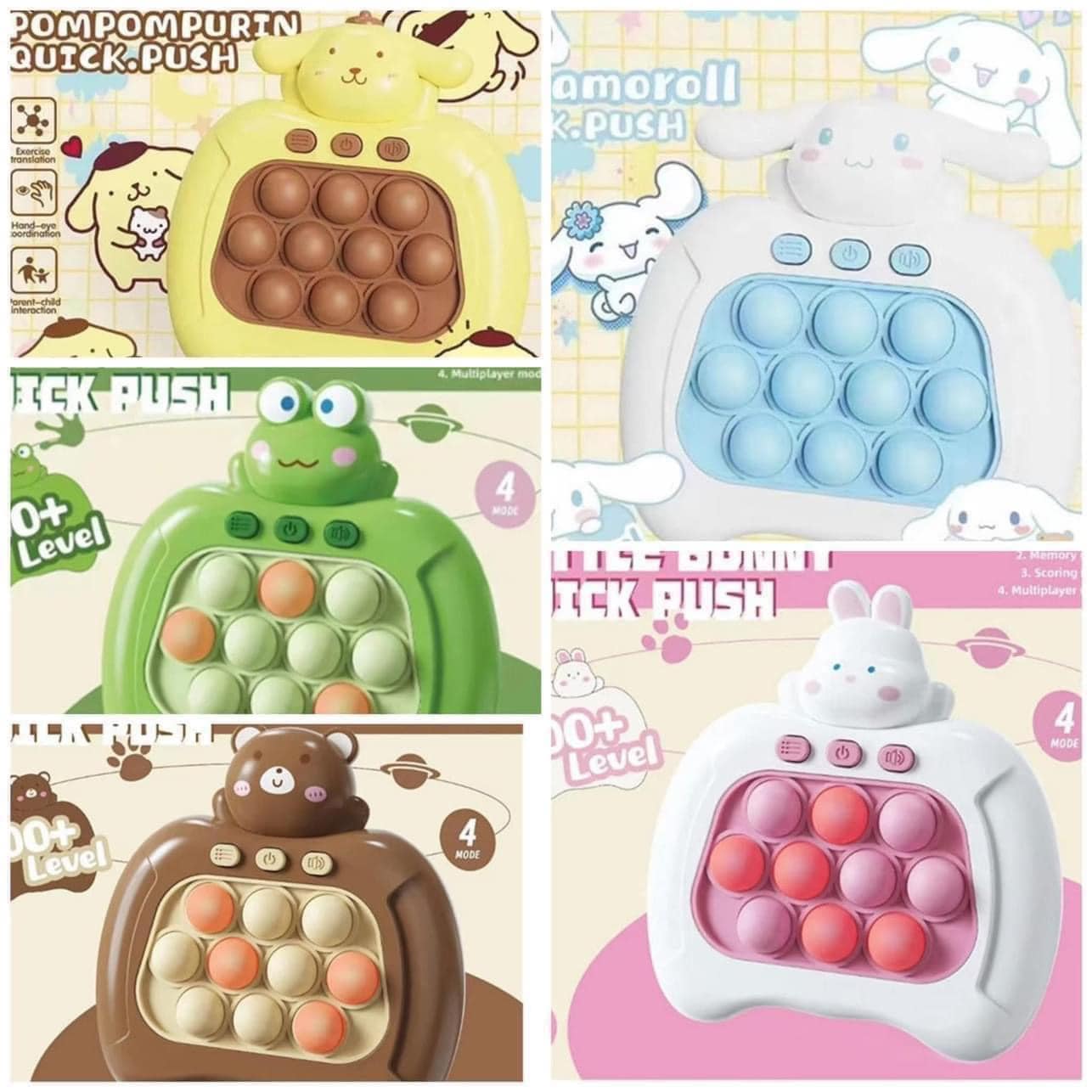 Bộ đồ chơi bấm Popit có đèn, có nhạc cho bé, cho cả nhà