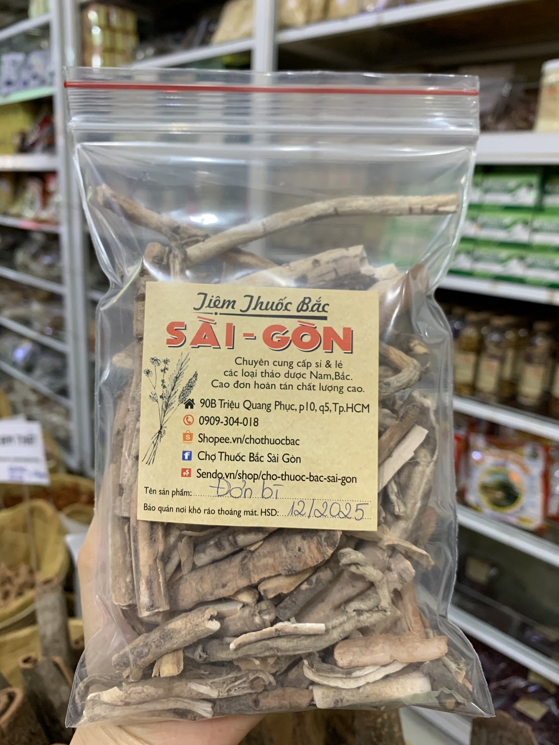 [HCM]ĐƠN BÌ HỮU CƠ 100GRAM Tiệm Thuốc Bắc Sài Gòn