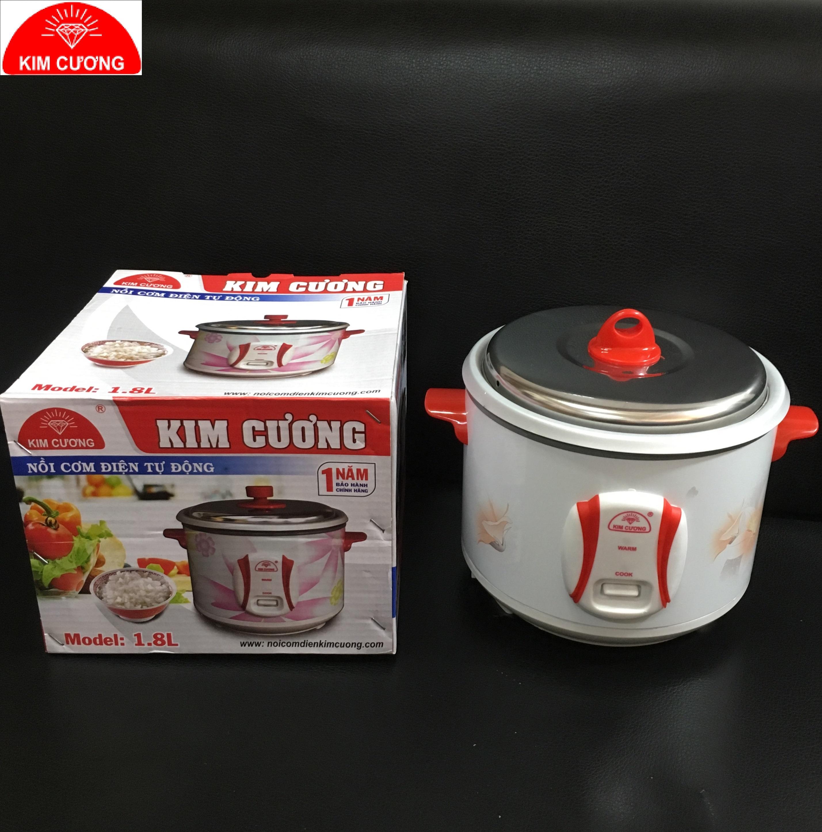 Nồi cơm điện Kim Cương 1.8 lít nắp rời