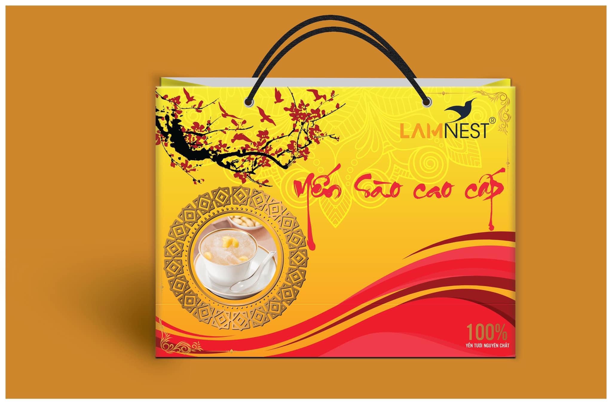 [HCM]Lốc 6 hủ Yến Chưng Nhân Sâm ( 28% yến ) - Lamnest Mới