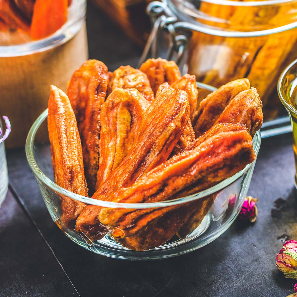 1kg chuối sấy dẻo thơm ngon