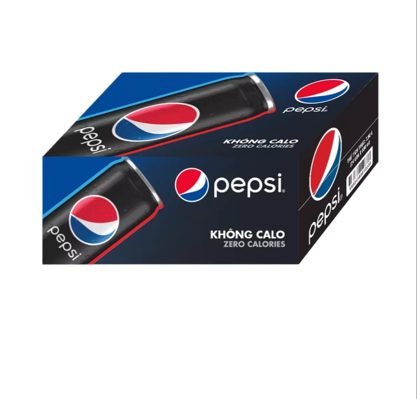 Pepsi Chanh / Pepsi Cola Không Calo (Thùng 24 lon - Lon 320ml)